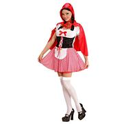 Widmann Red Capelet (Dress With Sewn-In Petticoat, Corset, Apron, Hooded Capelet