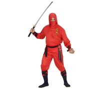 W WIDMANN MILANO Party Fashion - Costume Red Dragon Ninja, Guerrier, Samouraï, Costumes de Carnaval
