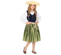 Widmann Renaissance Maiden (Dress, Belt) (128 cm / 5-7 Years) Different Colors