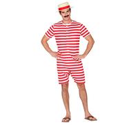 Widmann Retro Bathing Suit (Jumpsuit) (XL) Red