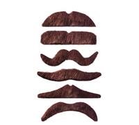 WIDMANN S.R.L., Faux Moustache - Brun - Modèle assorti, 1 unité