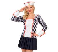 Widmann Sailor Girl (Dress, Mini Hat) (XL) Different Colors