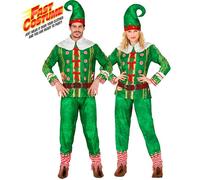 Widmann Santa Claus Fast Costume (Jacket, Pants, Hat) (XL) Red