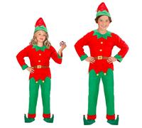 Widmann Santa's Little Helper Elf (Coat With Belt, Pants, Hat) (140 cm / 8-10 Ye