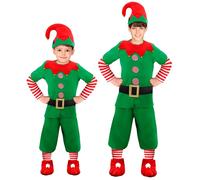 Widmann Santa's Little Helper Elf (Coat With Belt, Pants, Hat) (158 cm / 11-13 Y