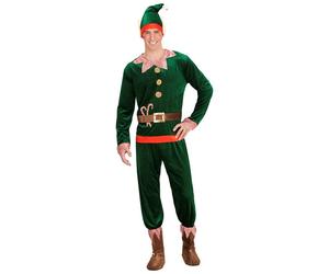 Widmann Santa's Little Helper Elf (Dress, Hat With Ears And Plaits) (L) Differen