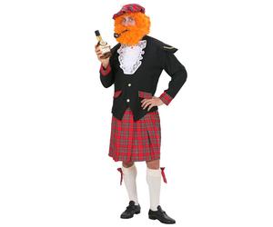 Widmann Scotsman (Jacket, Jabot, Kilt, Bows For Socks, Hat) (M) Different Colors
