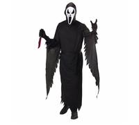 Widmann Screaming Ghost (Hooded Robe, Belt, Mask) (L) Black