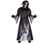 Widmann Screaming Souls (Hooded Robe With Capelet, Belt) (L) Black