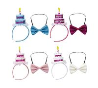 Widmann Sequin Mini Santa's Little Helperhat & Bow Tie Different Colors