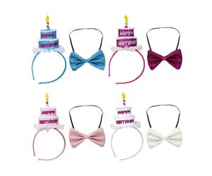 Widmann Sequin Mini Santa's Little Helperhat & Bow Tie Different Colors