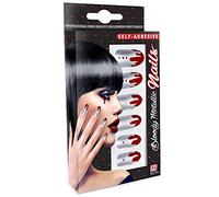 Widmann ? Set 12 ongles métallisé insanguinate Womens, multicolore, Taille unique, vd-wdm05361