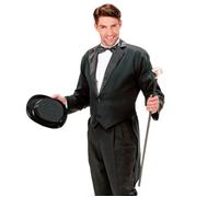 W WIDMANN MILANO Party Fashion – Frac en satin, déguisement magicien et directeur de cirque