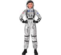 Widmann Silver Astronaut (Jumpsuit, Helmet) (S) Silver