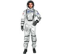 Widmann Silver Astronaut (Jumpsuit, Helmet) (S) Silver