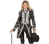 Widmann Silver Jacquard Parade Coat For Woman (S) Silver