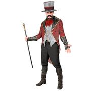 W WIDMANN MILANO Party Fashion – Costume de directeur de cirque maléfique, dompteur pour Halloween