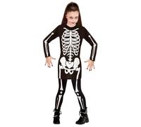 Widmann Skeleton (Dress) (128 cm / 5-7 Years) Black