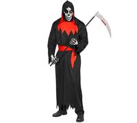 Widmann Skull Warlord (Hooded Robe With Invisible Face Mask, Belt With 3D Skull