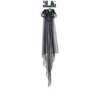 WIDMANN "SKULLS & BLACK ROSES BRIDAL VEIL" -