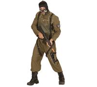 Widmann Special Forces Parachuter (Overalls, Vest, Hood) (L) Green