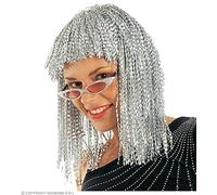 Widmann Starfêtes - Perruque Adulte - Disco Lamée Gauffrée - Dorée