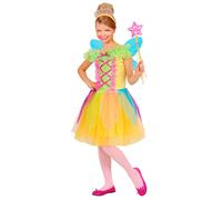 Widmann Starry Fairy (Dress, Belt, Hat With Veil) (158 cm / 11-13 Years) Blue