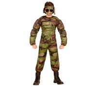 Widmann Super Muscle Soldier (Muscle Shirt, Pants, Headband) (128 cm / 5-7 Years