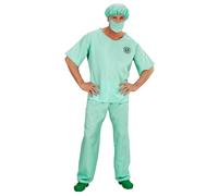 Widmann Surgeon (Coat, Pants, Cap, Face Mask) (XL) Green