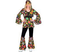 Widmann The 60s Fashion - Colorful Flowers (Shirt, Pants, Headband) (L) Differen