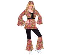 Widmann The 60s Fashion - Paisley (Shirt, Pants, Headband) (M) Pink