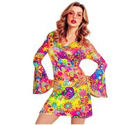 Widmann The 60s Fashion - Peace & Love (Dress) (XS) Different Colors