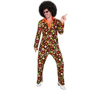 Widmann The 60s Fashion - Peace & Love (Jacket, Pants) (XXL) Different Colors