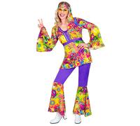 Widmann The 60s Fashion - Peace & Love (Shirt, Pants, Headband) (M) Different Co
