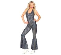Widmann The 70s Disco Style (Jumpsuit) (S) Silver