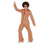 Widmann The 70s Groovy Style - Discs (Jacket, Pants) (M) Yellow