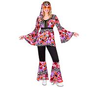 W WIDMANN MILANO Costume Party Fashion – Années 70 Groovy Hippie Flower Power