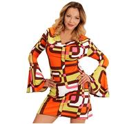 Widmann The 70s Groovy Style - Tubes (Dress) (L) Orange