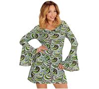 Widmann The 70s Groovy Style - Waves (Dress) (XL) Green