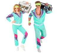 Widmann S.r.l. Survêtement Party Fashion – style vintage années 80 pour carnaval et fêtes