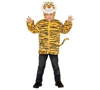 Widmann Tiger In Soft Plush (Hoodie With Mask) (104 cm / 2-3 Years) Different Co