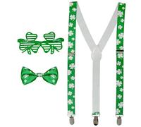 WIDMANN Unisex Santa set, glasses, suspenders and bow tie
