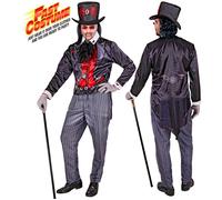 Widmann Vampire Fast Costume (Jacket, Pants, Hat, Jabot) (S) Different Colors