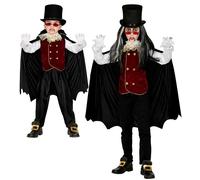 Widmann Vampire (Shirt With Vest And Jabot, Cape With Collar) (128 cm / 5-7 Year