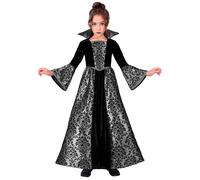 Widmann Vampiress (Dress) (140 cm / 8-10 Years) Black