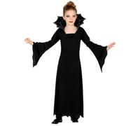 Widmann Vampiress (Dress, Collar) (158 cm / 11-13 Years) Black