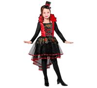 Widmann Vampiress (Dress, Mini Hat) (116 cm / 4-5 Years) Different Colors