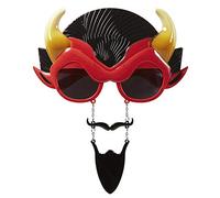 Widmann vd-wdm14398 Lunettes diable avec moustache et papillon, Taille unique