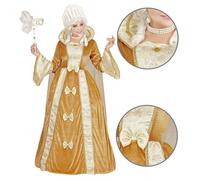 Widmann Venetian Noblewoman (Dress With Crinoline Underskirt, Cape) (S) Gold