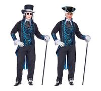 Widmann Victorian Vampire (Jacket With Vest, Shirt & Jabot, Pants, Hat) (L) Diff